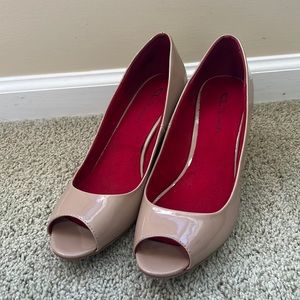 Tan heels by CL Laundry
